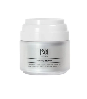 RVB Lab Crema Ricca Riequilibrante ai Pre-probiotici Nutri-Riparatrice, 50ml